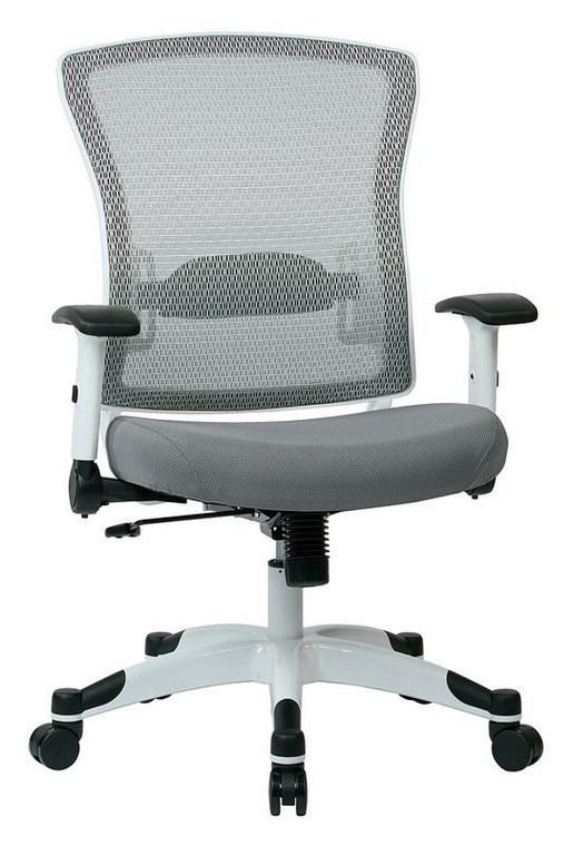 Office Star White Frame Managers Chair 317W-W1C1F2W-5811