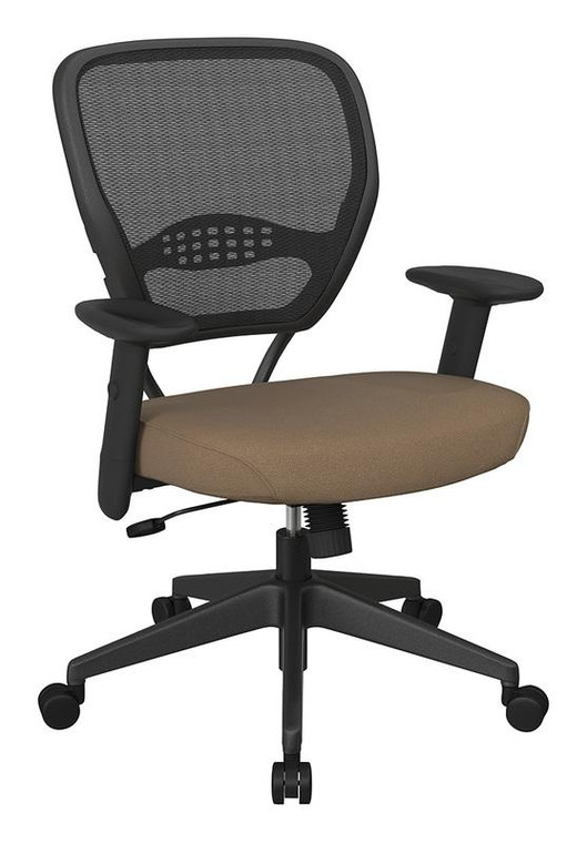 Office Star Professional Airgrid Back Managers Chair In Icon Taupe Fabric 55-7N17-232