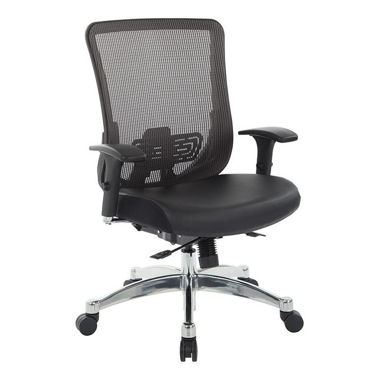 Office Star Black Vertical Mesh Back Chair 657-E3T17C63C