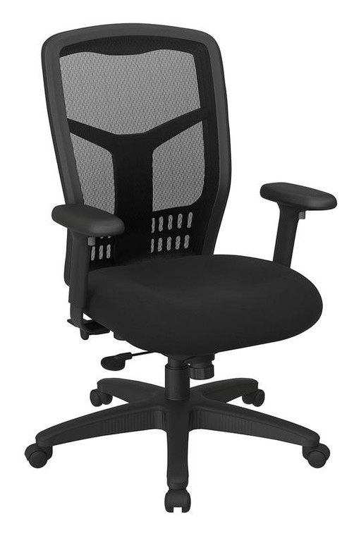 Office Star Progrid High Back Managers Chair In Icon Black 90662-231