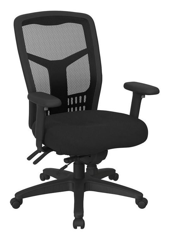 Office Star Progrid High Back Managers Chair In Fun Colors Black 92892-3M
