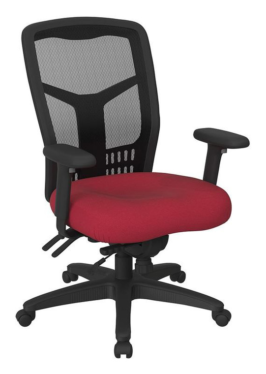 Office Star Progrid High Back Managers Chair In Fun Colors Rouge 92892-5812