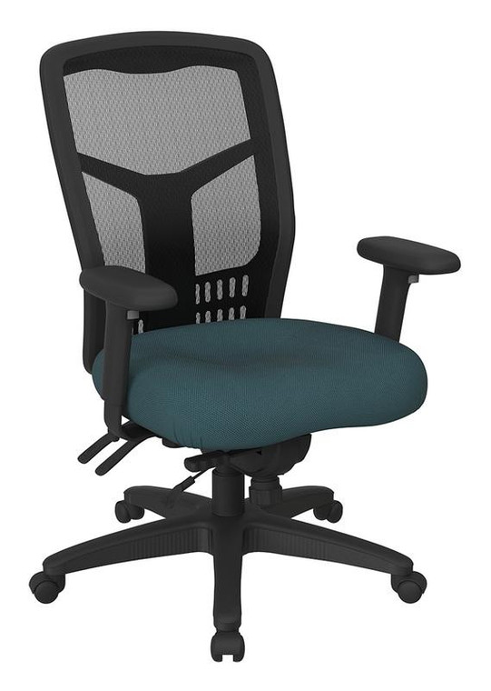 Office Star Progrid High Back Managers Chair In Fun Colors Blue 92892-7