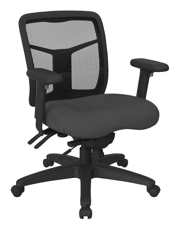 Office Star Progrid Back Mid Back Managers Chair Inicon Grey 92893-226