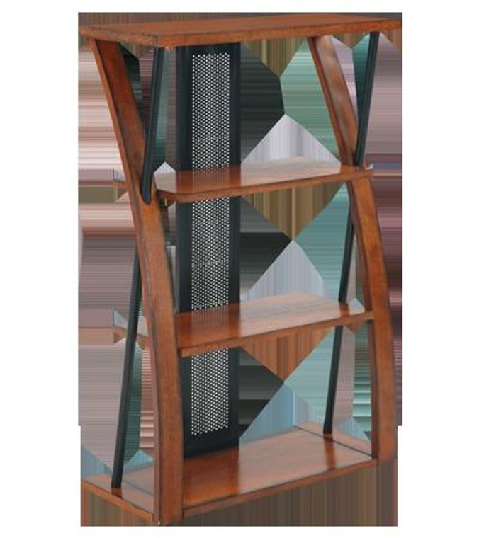 Office Star Osp Designs Aurora Bookcase With Powder-Coated Black Accents AR27
