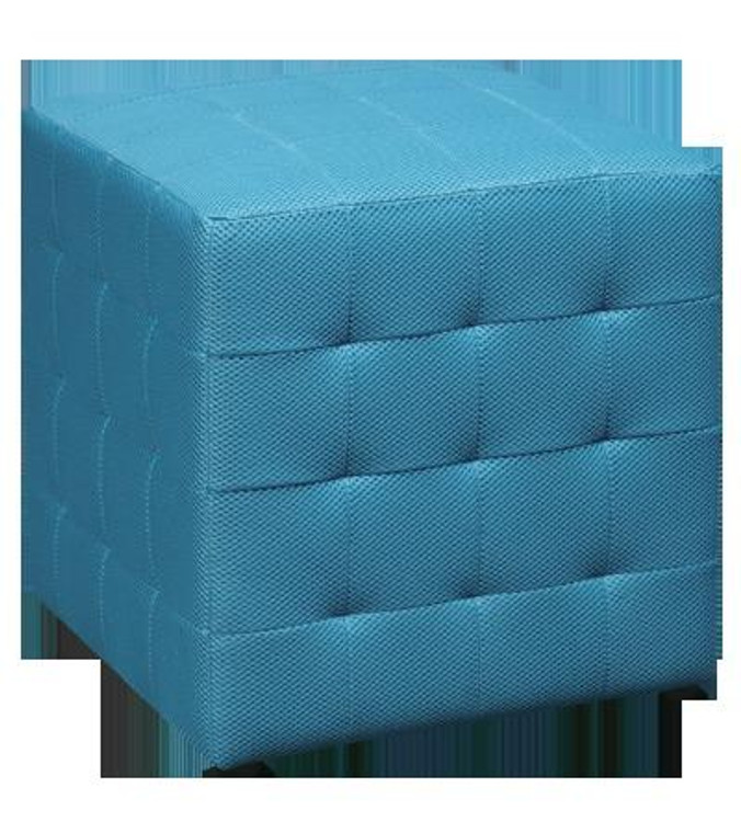 Office Star Osp Designs Detour 15" Blue Fabric Cube DTR15-7