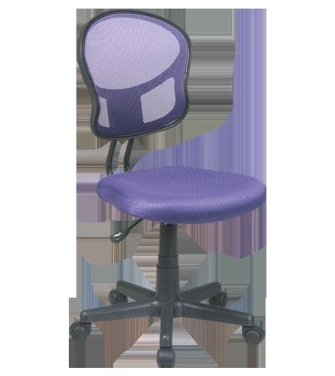 Office Star Osp Designs Mesh Task Chair In Purple Fabric EM39800-512