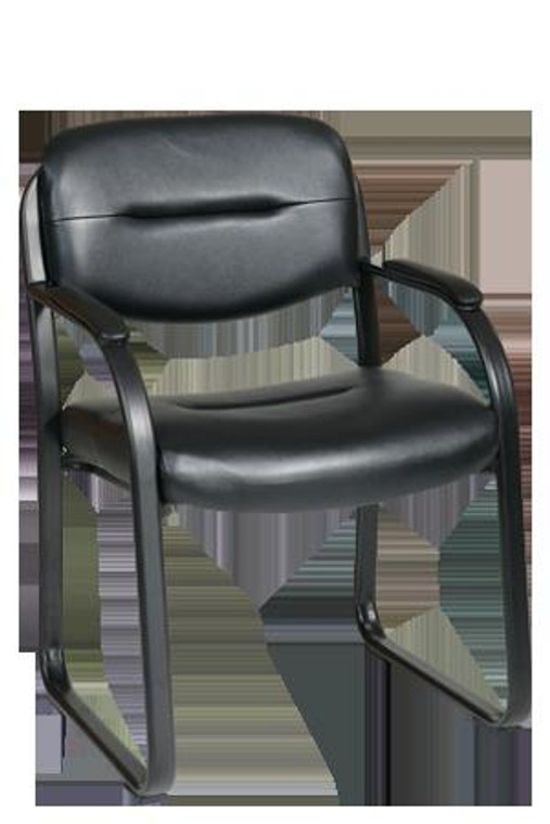 Office Star Deluxe Visitors Chair With Sled Base FL1055-U6
