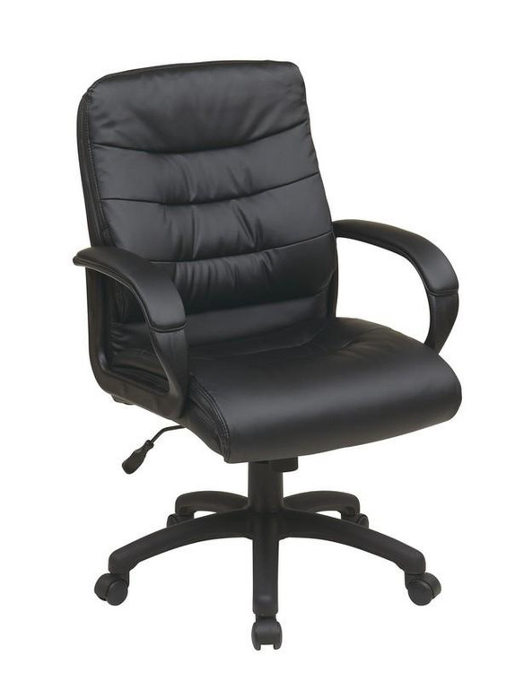 Office Star Mid Back Faux Leather Executive Chair FL7481-U6