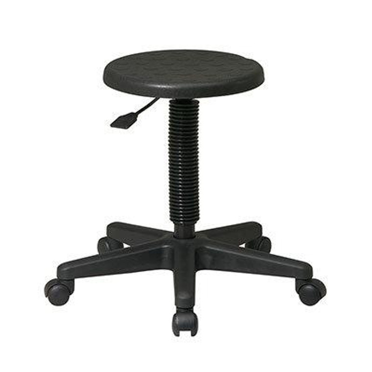 Office Star Intermediate Stool With Dual Wheel Carpet Casters KH503