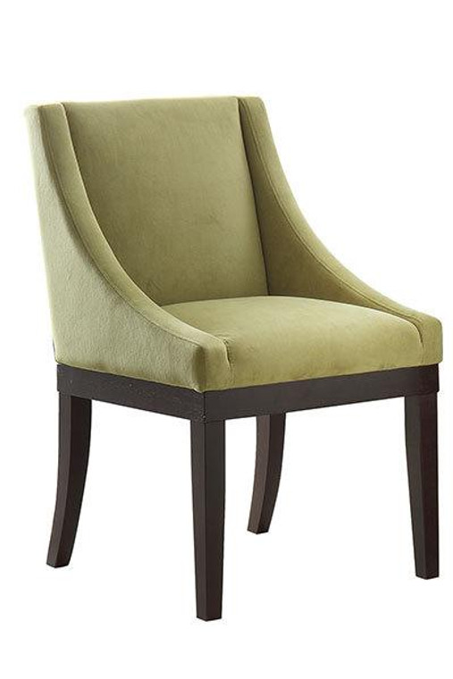 Office Star Monarch Easy-Care Velvet Wingback Chair In Basil Velvet Fabric MNA-B39