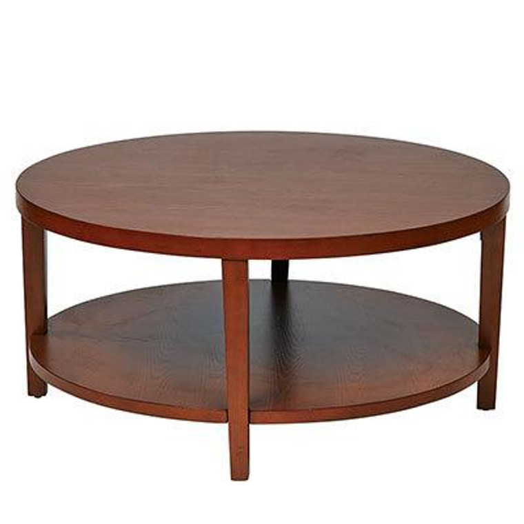 Office Star Merge 36" Cherry Round Coffee Table MRG12-CHY