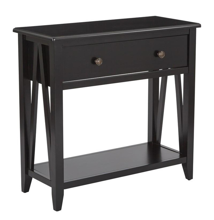 Office Star Santa Cruz Foyer Table - Black STCZ07-BK