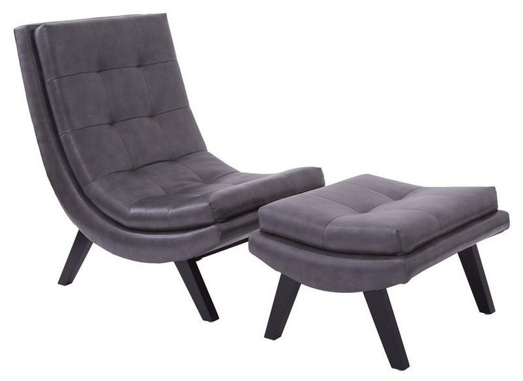 Office Star Tustin Lounge Chair And Ottoman Set TSN51-PD26