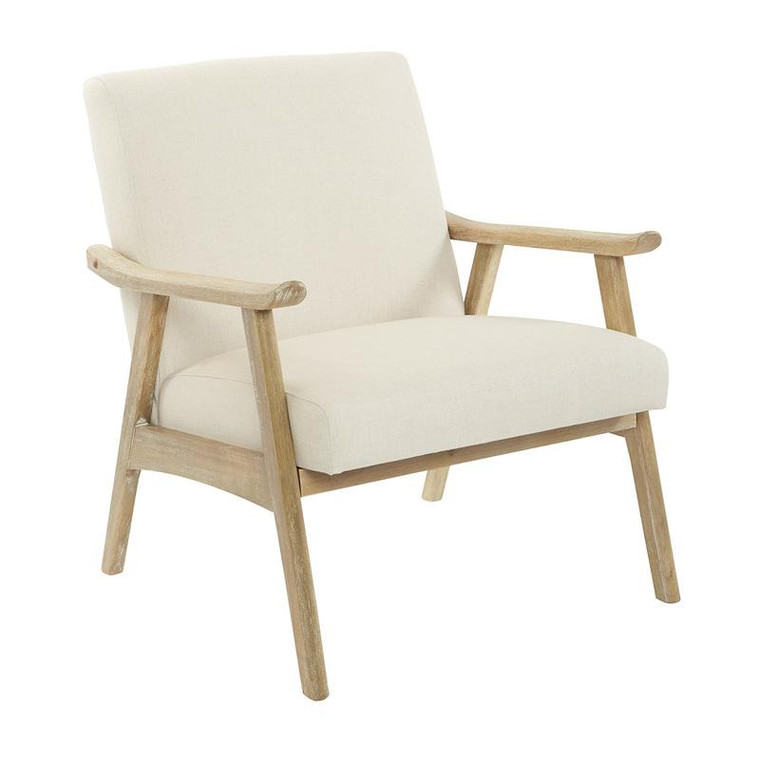 Office Star Weldon Chair In Linen Fabric With Brushed Finished Frame WDN51-L32