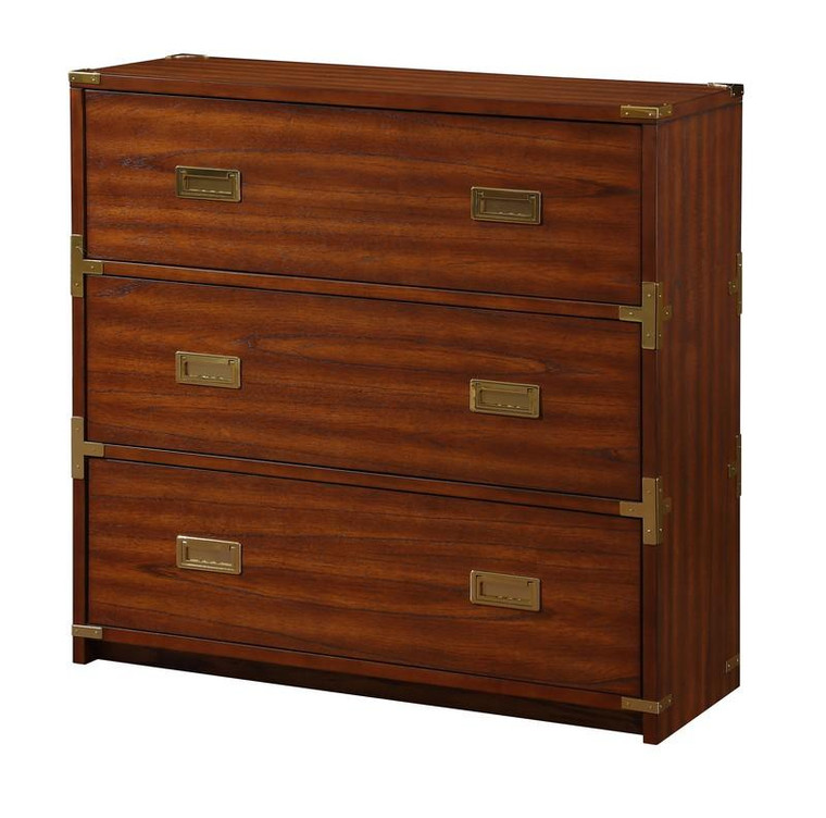 Office Star Wellington 3-Drawer Cabinet - Toasted Wheat WEL4143-TW