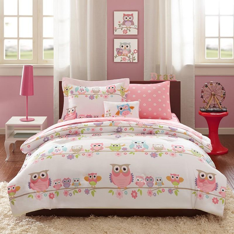 Mi Zone Kids Wise Wendy Complete Bed And Sheet Set -Full MZK10-086 By Olliix