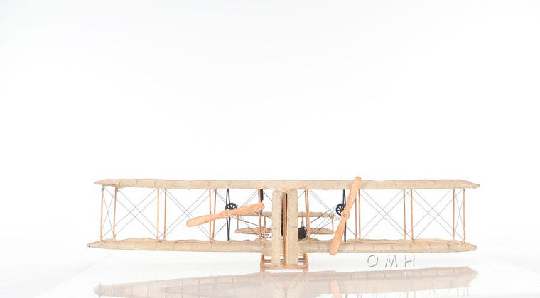 Old Modern Handicrafts Decoration Wright Brothers Airplane AJ043