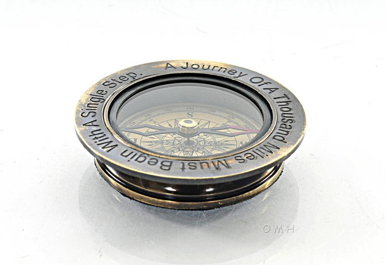 AK034 100 Year Calendar & Compass Quote Set of 2