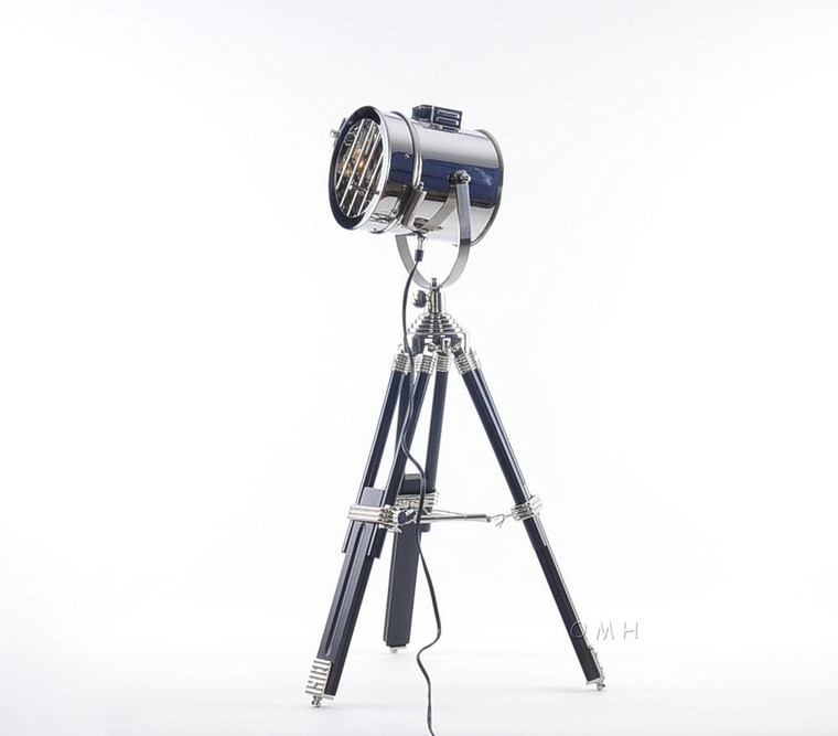 AL007 Stainless Steel Tripod Table Lamp by Old Modern Handicrafts