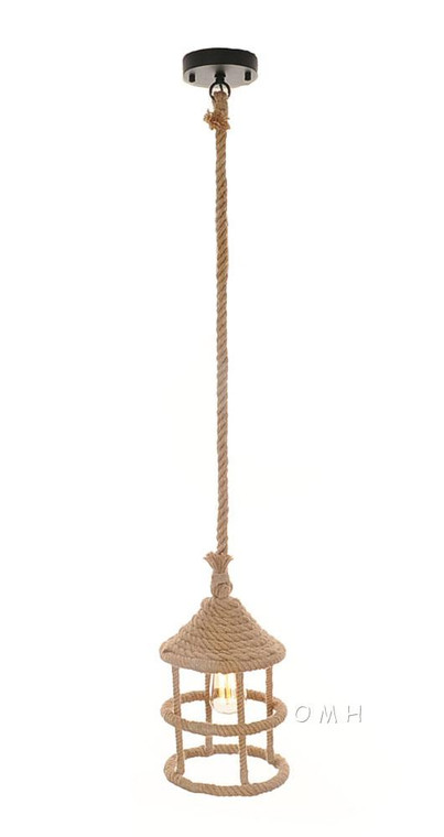 AL010 Rope Pendant Lamp by Old Modern Handicrafts