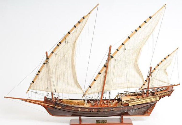 B058 Xebec Ship Model by Old Modern Handicrafts