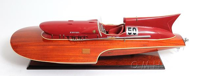 B087 Ferrari Hydroplane Boat Model by Old Modern Handicrafts