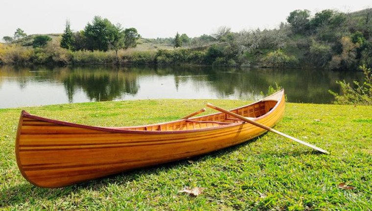 K080 Ribs Curved Bow Matte Canoe 12' by Old Modern Handicrafts