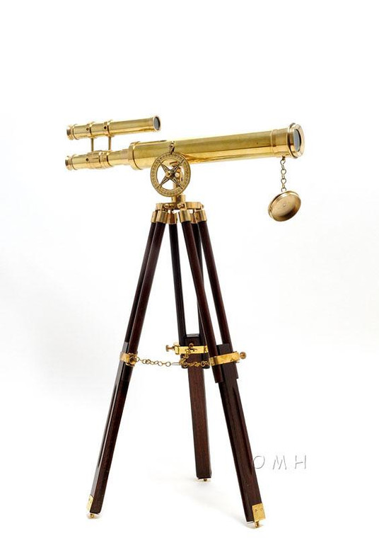 ND021 18" Telescope with Stand by Old Modern Handicrafts