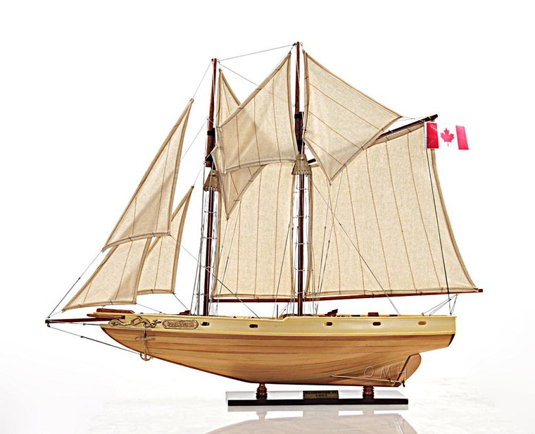 Y211 Fully Assembled Bluenose II Ship Model by Old Modern Handicrafts