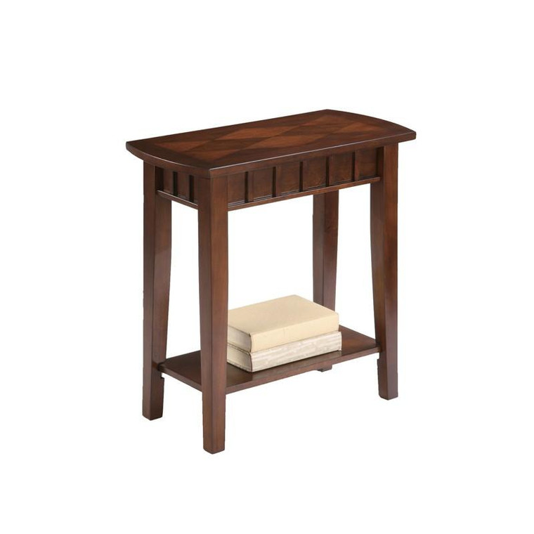 7203 Ore International 24 Inch Traditional Light Espresso End Table