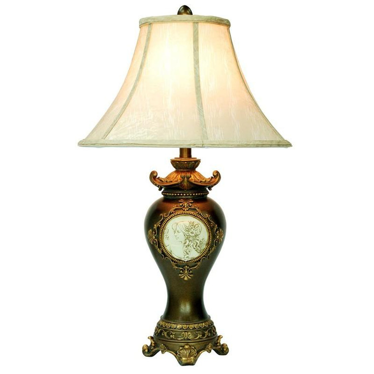 K-4192T Ore International 29 Inch Handcrafted Bronze Table Lamp