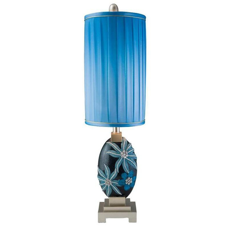 K-4251T Ore International 31 Inch Aqua Demeter Table Lamp