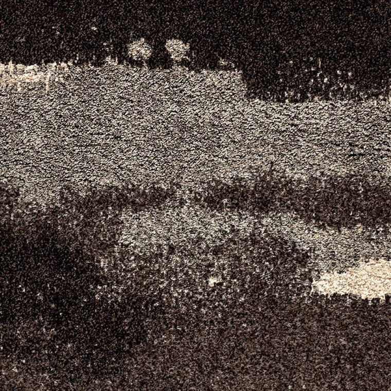 Orian Wild Weave Plush Abstract Canyon Slate Rug - 7'10" x 10'10" - 1666