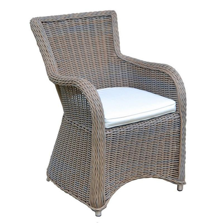 OL-KRI11 Krista Outdoor Arm Chair - Kubu Grey