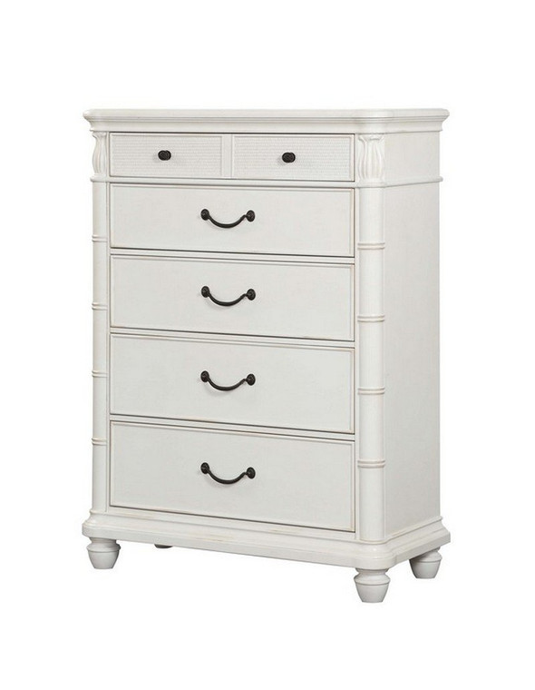 Isle Of Palms Drawer Chest - Antique White 137-150 By Palmetto