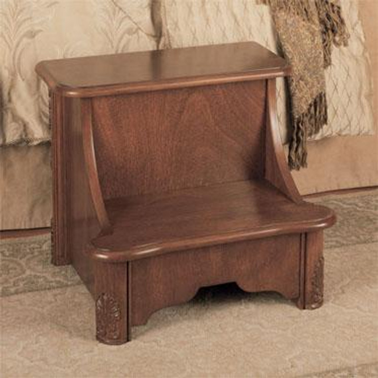 Woodbury Mahogany Bed Steps With Storage 520-535 by Powell