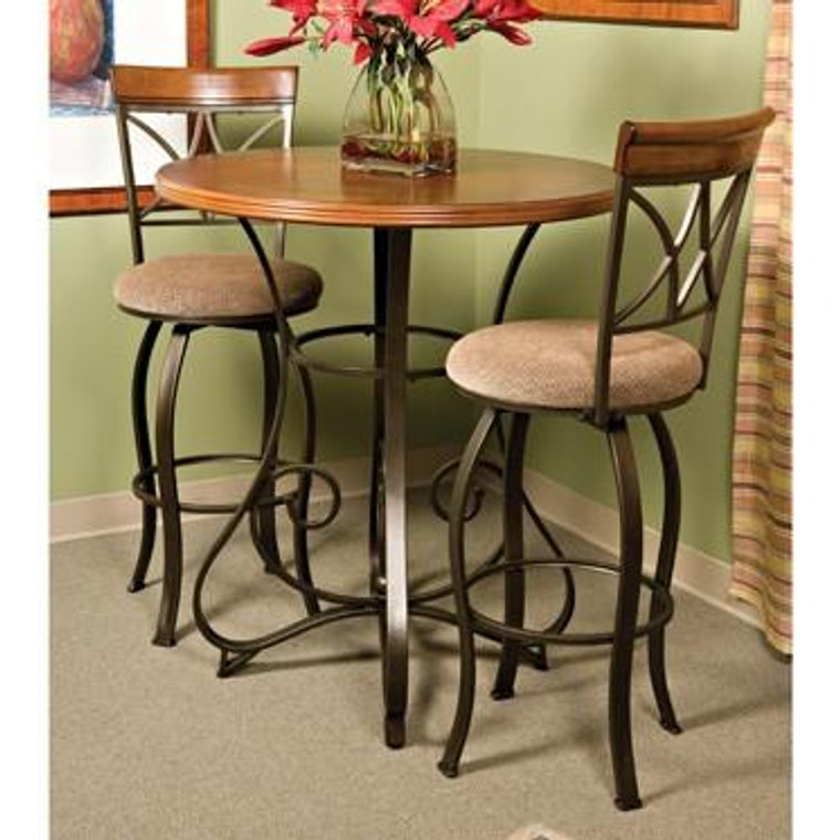 Hamilton 3 Piece Swivel Pub Table Set 697-404M1 by Powell