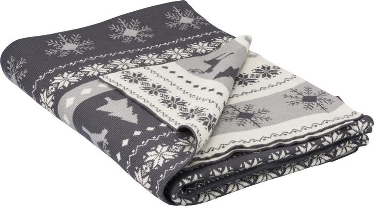 100259 Throw - Christmas Nordic By Primitives by Kathy