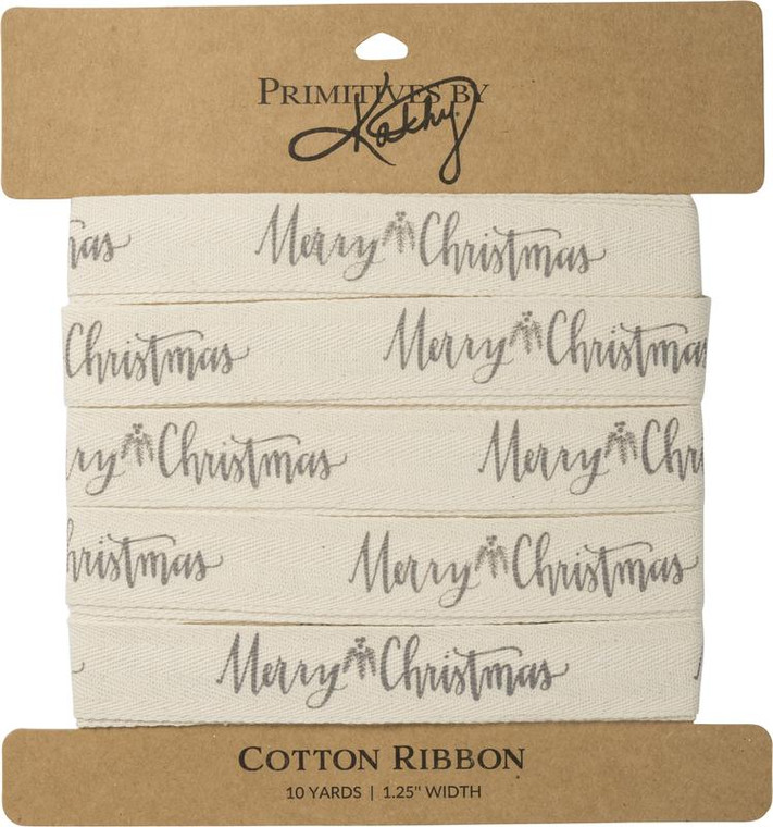 100318 Ribbon - Merry Christmas - Set Of 4 By Primitives by Kathy