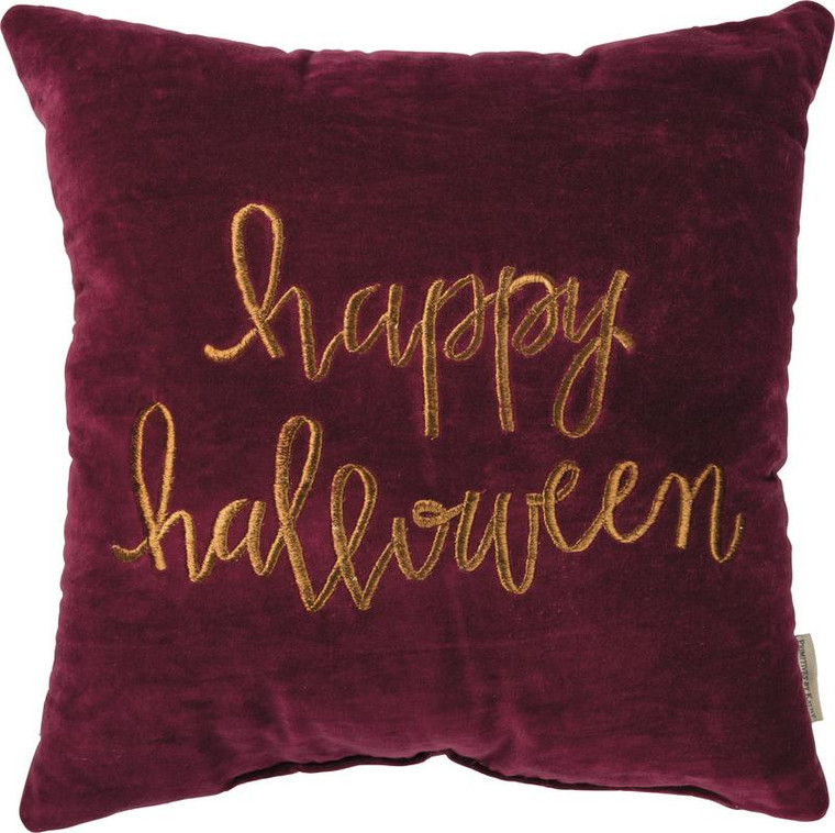 100378 Pillow - Happy Halloween - Set Of 2 By Primitives by Kathy