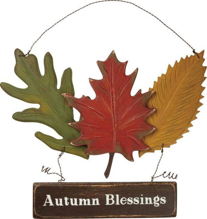 100774 Wall Decor - Autumn Blessings - Set Of 2 By Primitives by Kathy