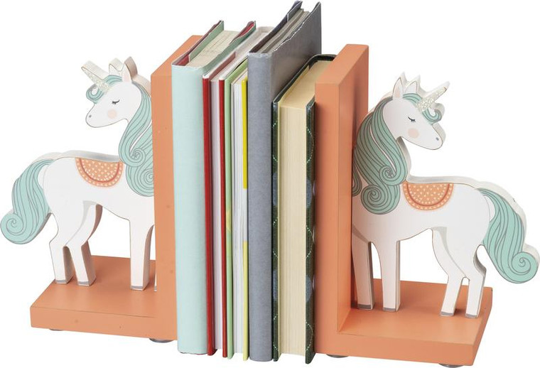 100924 Bookends - Unicornament - Set Of 2 By Primitives by Kathy