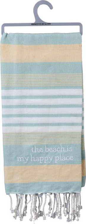 102843 Dish Towel - Happy Place - Set Of 6 By Primitives by Kathy