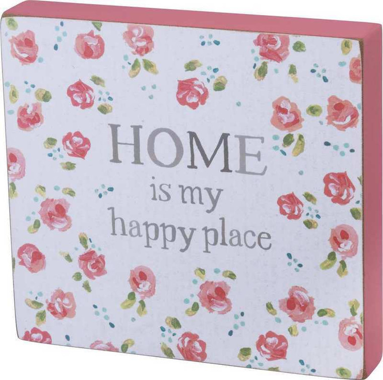 Block Sign - Home - Set Of 4 (Pack Of 2) 103019 By Primitives By Kathy