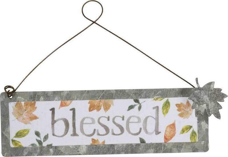 Holiday Ornament - Blessed - Set Of 12 (Pack Of 2) 104008 By Primitives By Kathy