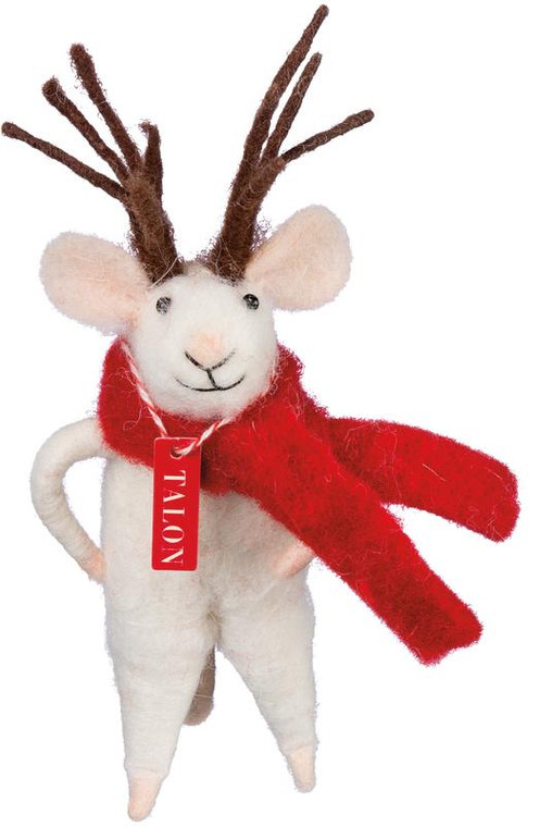 Mouse - Reindeer Mouse - Set Of 4 (Pack Of 2) 32074 By Primitives By Kathy