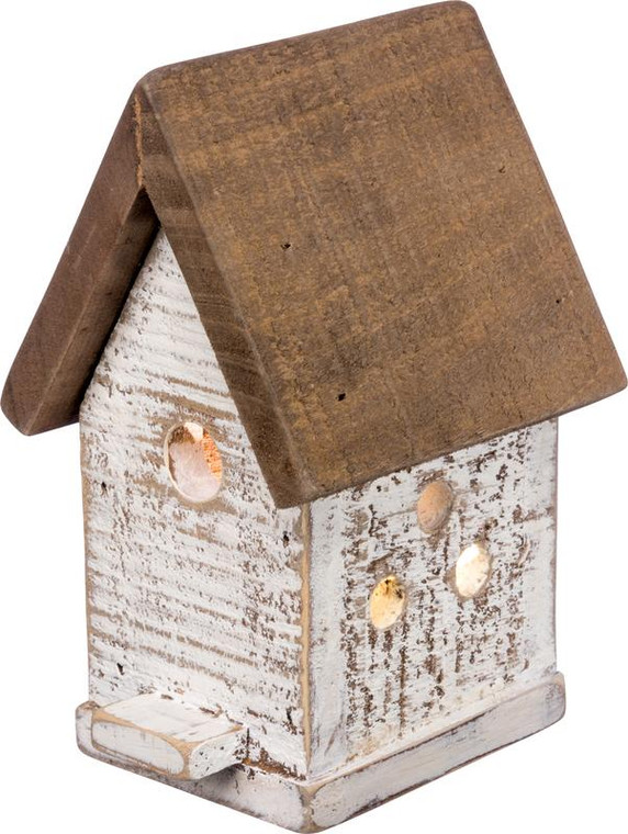 Lighted Birdhouse - Cape Cod - Set Of 2 (Pack Of 2) 32753 By Primitives By Kathy