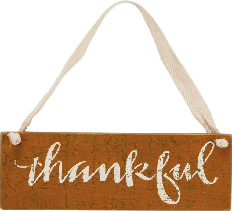 Slat Sign - Thankful - Set Of 6 (Pack Of 2) 35274 By Primitives By Kathy
