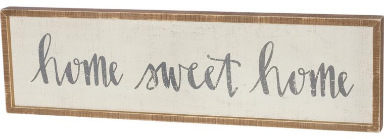 37617 Inset Box Sign - Home - Set Of 2 By Primitives by Kathy